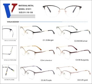 Оправа металлическая полуободковая с флексом D1011-DA