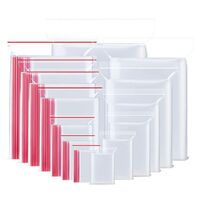 Полиэтиленовый пакет с застежкой (цена за упаковку 100 штук), толщина - 0.06 мм