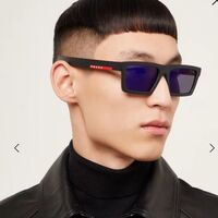 Пластиковые поляризационные мужские солнцезащитные очки в квадратной оправе Elit SPS02ZUS-EL