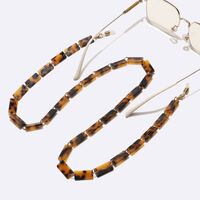 Acrylic non-slip chain, leopard print, for glasses and masks GL1723