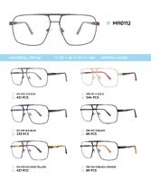 Металлическая оправа с дужками из пластика TR-90 с флексом MR0112