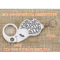 Лупа складная с универсальной подсветкой 6901A-XX, размеры: ⌀37 мм, ⌀12 мм, увеличение: 8Х, 20Х