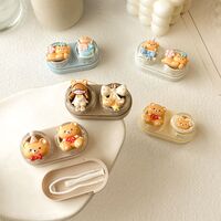 Мини-набор для мягких контактных линз выдвижной W-CT19蝴蝶结花熊