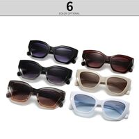 Plastic sunglasses in the shape of a 