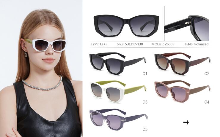 Polarized plastic sunglasses Leke LK26005