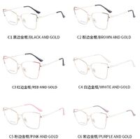 Оправа для очков комбинированная (металл + TR90) с защитой от синего света, с флексом FA87162