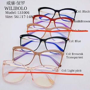 Metal + TR90 ultrathin women's frames with spring hinges Wilibolo LS1006