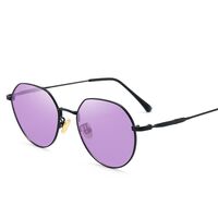 Очки металлические фотохромные с защитой от синего света 9644-GT