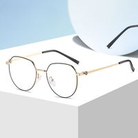 Metal glasses with blue light and UV protection 9653-3-GT