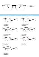 Metal frame with temples made of TR-90 material HC08-15