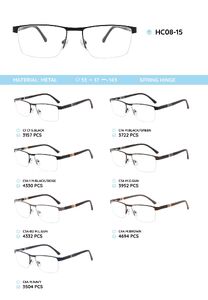 Металлическая оправа с дужками из материала TR-90 HC08-15