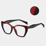 TR90 plastic frame or glasses with blue light protection, with spring hinges FA87201