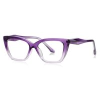 Plastic women's TR90 + metal frame for glasses with UV and Blue Ray Cut protection More LS004