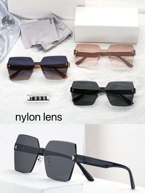 Polarized plastic sunglasses with nylon lenses NL7999