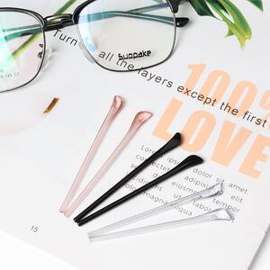 Наконечники на заушники пластиковые 1820, длина 71 мм, круглое отверстие Ø1.4 мм (цена за пару)