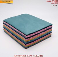 High-density microfiber napkin for glasses lens cleaning W1460, 15*18 cm (price for a pack)