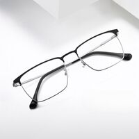 Metal glasses with blue light and UV protection 9682-2-GT