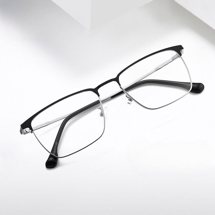 Metal glasses with blue light and UV protection 9682-2-GT