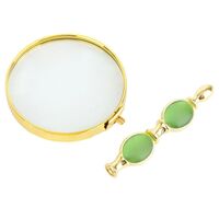 Лупа, увеличительное стекло с ручкой 双玉52红色-XX-2, диаметр: 62 мм, увеличение: 8Х