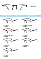 Металлическая оправа с дужками из материала TR-90 HC01-01