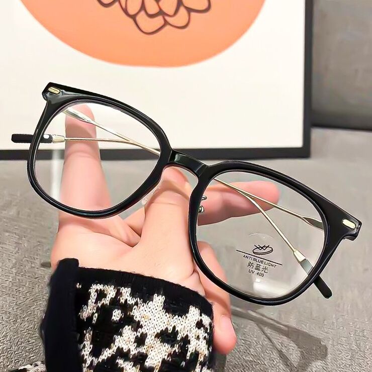 PlasticTR90 glasses KY1178 with case, Blue ray cut protection