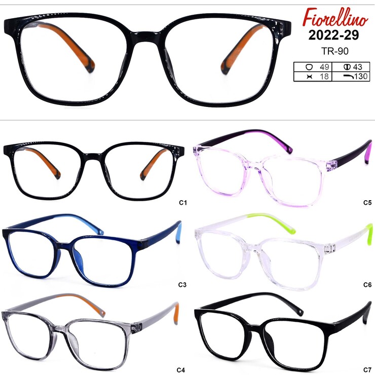 Eyeglasses frames for kids TR-90 plastic Fiorellino 2022-29