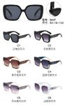 PC plastic sunglasses with metal hinge 5037W