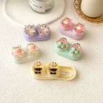 Mini soft contact lens kit retractable W-CT28透明卡通