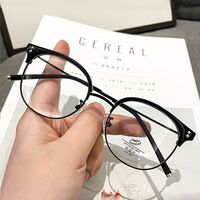 Metal eyeglasses Blue ray cut KY0046 with case
