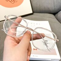 Metal eyeglasses Blue ray cut KY1216 with case