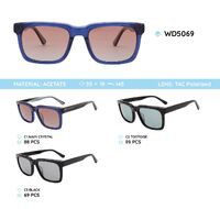 Acetate plastic frames polarized sunglasses WD5069