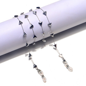 Цепочка для очков из нержавеющей стали с треугольниками GS050