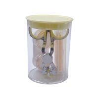 Soft contact lens set with eyelid support device CY-666