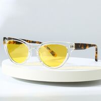 Polarized plastic TR90 sunglasses with UV400 protection 6012-GT