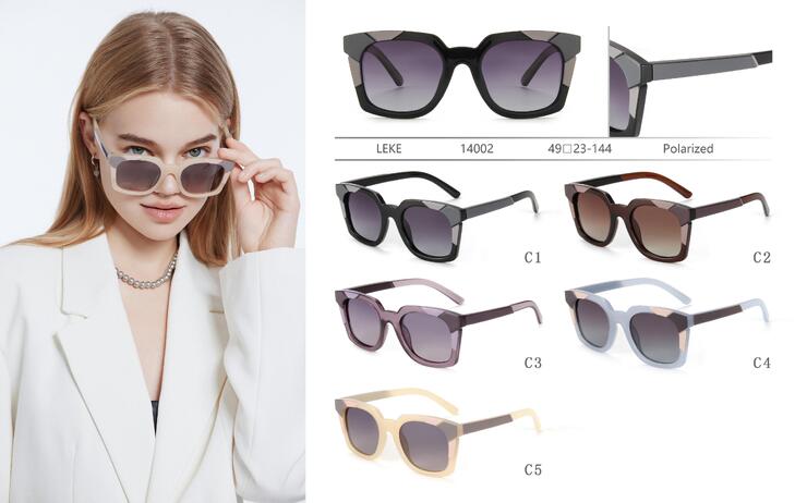 Polarized plastic sunglasses Leke LK14002