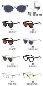 PC plastic sunglasses with metal hinge G25W