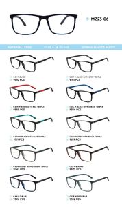 TR-90 plastic frames for glasses, with spring hinges MZ23-06