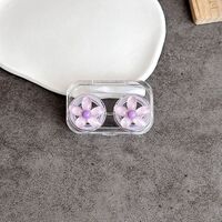 Mini soft contact lens kit W806透明五水滴花