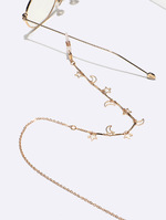 Серебряная акриловая цепочка для очков GL1313