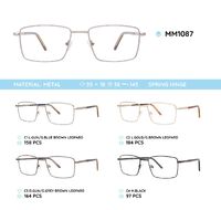 Metal men's frame for glasses MM1087