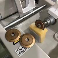 Cutter (milling cutter, wheel) for lens groover machine