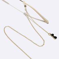 Металлическая нескользящая цепочка золотого цвета, с очками, для очков и масок GL1692