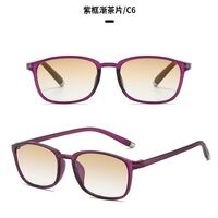 Reading TR90 plastic ultralight glasses photochromic with Blue Ray Cut protection KY8011渐变, diopters from +1.00 to +4.00