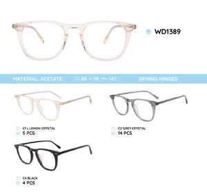 Plastic acetate eyeglasses frame for women WD1389