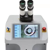 Сварочный аппарат настольный для точечной лазерной пайки и сварки для очков и ювелирных изделий YXS-W200, лазер до 200 Вт