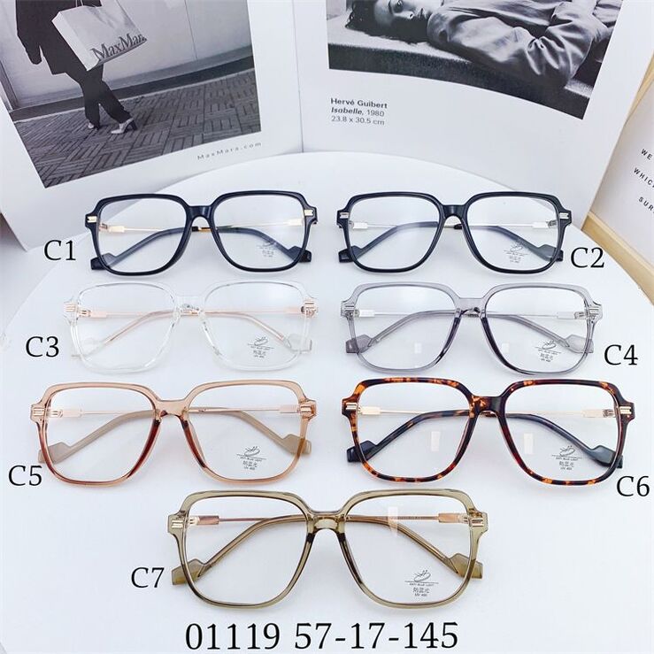 Hybrid frame, metal + TR90, with Blue Block coating SANTA 01119