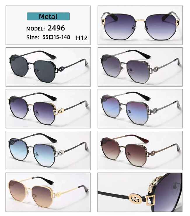 Polarized metal sunglasses H12 Matrix MT2496