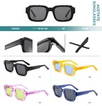 Поляризационные солнцезащитные пластиковые очки из материала ацетат Big City HS2850