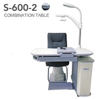 Ophthalmologist workstation, combined table + chair S-600B-2, tabletop 1020*480 mm