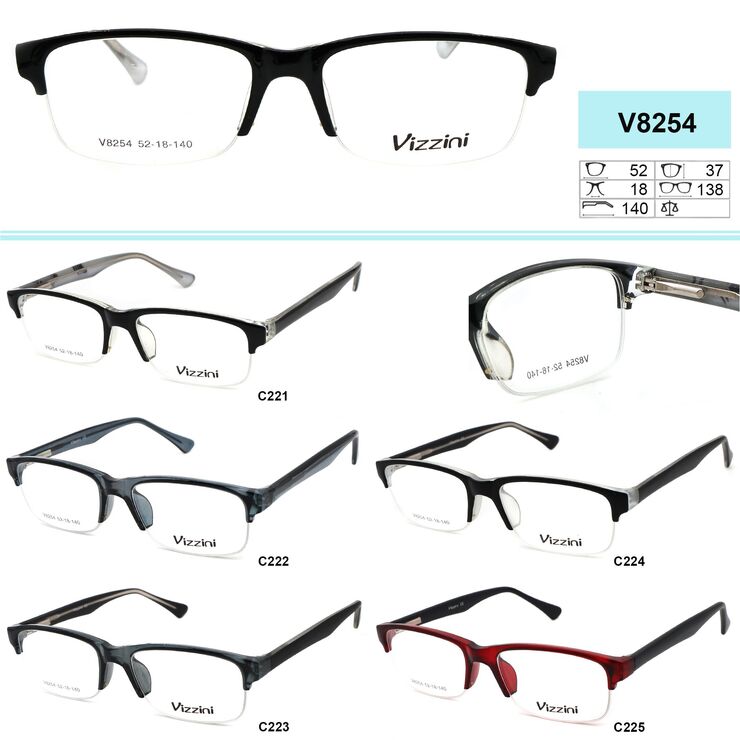 Plastic nylor frame for men VIZZINI V8254